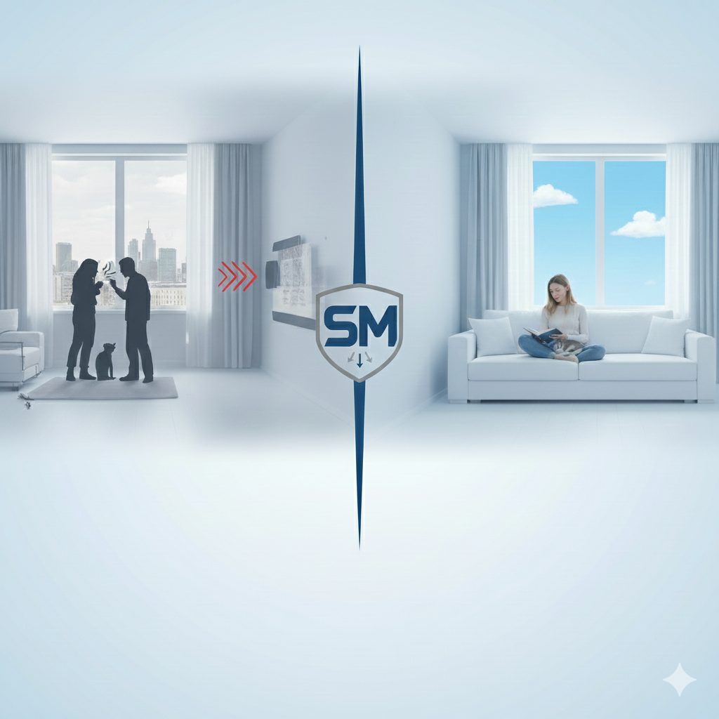 Звукоизоляция в жилых помещениях